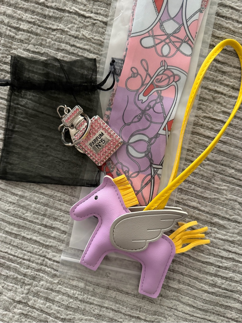 Cute purse charm collection